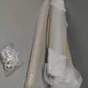 Partition Curtain Rod, U-Shape Room Divider, Metal Support Wall Mounted Privacy Partition Rod, Curtains DIY (Gold, 6.56ft)