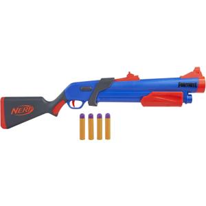 Nerf Fortnite Pump SG Blaster - Pump Action Mega Dart Blasting - Breech Load - 4 Official Mega Darts - for Youth, Teens, Adults, Blue,2.76 x 32.87 x 10.39 inches
