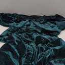 Simplee Women’s Short Sleeve Velvet Maxi Dress V Neck Formal Dress(XL Green)