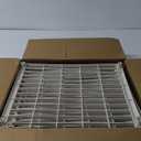 Adjustable 2-5 Tier White Plastic Kitchen Rack Shelf - Perforated Storage Organizer for Pantry, Cabinet, Countertop | Holds Plates, Pans, Snacks, Cups, Vegetables & Fruits (16*13*36)