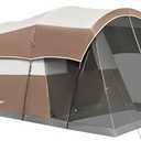 Portal 6 Person Family Camping Tents with Screen Porch, Weater Resistant 7' Tall Tent with Rainfly & Upgrated Poles, Easy Setup Tent for Outdoor Family Camping
