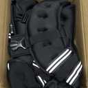 ZELUS Weighted Vest, 16lb Weight Vest with Reflective Stripe for Workout, Strength Training, Running, Fitness, Muscle Building, Weight Loss, Weightlifting (Black)