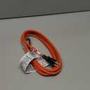 Outdoor Extension Cord Orange 3 Prong - Heavy Duty Vinyl - 16/3 - Ultra flexible, Water resistant, flame retardant - Weather resistant - Reinforced for durability (25 feet)