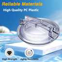 Threaded Strainer Cover with O-Ring Compatible with Hayward Super II SP3000 and SP3000X Pumps, Strainer Lid Fit for Hayward C Series Feeders, Pool Pump Cover Lid Replace# SPX3100D