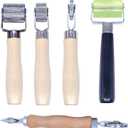 Sound Deadener Roller Set - 5 Pcs Automotive Audio Sound Deadening Tool with Bearings Equipped Seam Roller