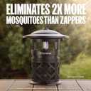 Dynatrap DT2030SR Fly Traps Outdoor - Mosquito & Flying Insect Killer for 1 Acre – Kills Mosquitoes, Flies, Gnats, Wasps - Bug Zapper Alternative - Black