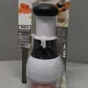 Touch Food Chopper, Stainless Steel Blades with Collection Cup, White and Black, Slice Chop, GoodCook