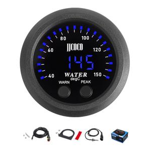 Water Temperature Gauge with 1/8NPT Sensor & Bracket 150C Digital LED Display Water Coolant Temperature Gauge for Cars Trucks Ships Vehicle Automotive Boat Marine 2/52mm (Blue)