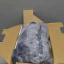 Homemate Heated Blanket Electric Throw - 50"x60" Heating Blanket Throw 1/2/4/6/8 Hours Auto-Off 10 Heat Level Over-Heat Protection Flannel Sherpa ETL Certification, Light Grey