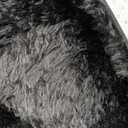 8x10 Area Rugs for Living Room Bedroom, Large Area Rug Shaggy Carpet Soft Plush Furry Bedside Rug, Rugs for Home Decor (Black, 8 x 10 Feet)