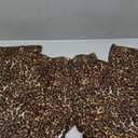 GORGLITTER Women's Leopard Wide Leg Pants Stripe Elastic High Waisted Sweatpants L