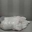 EMME Faux Fur Duvet Cover Twin Size, 2 Pieces Ultra Soft Fluffy Comforter Cover, Cozy Warm for Winter, Luxury Elegant Shaggy Bubble Design Bedding, 1 Duvet Cover & 1 Pillow Shams (Twin, White)