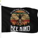 Be Kind by Generic Be Kind Flags 3x5 Pride Flags Outdoor Novelty Outdoor Flags Peace Flag Indoor Outdoor Decoration For Room 3x5 Ft, Birthday Gifts For Women