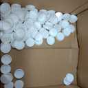 Aviditi Plastic End Caps for Mailing Tubes, 1-1/2 Inch Diameter, White (100 Pack)