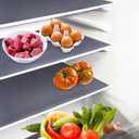 10Pcs Refrigerator Liners, Washable Fridge Liner Shelf Mats Refrigerator Pads for Cupboard Cabinet Drawer Home Kitchen Accessories Organization (Grey)