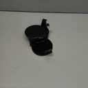 5 Pack Round Christmas Stocking Holders Weighted Metal Stockings Hangers Multiple Uses Hanging Hooks Stocking Holders Bases for Fireplace Xmas Christmas Decor (Black)