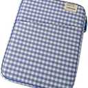 11-13Inch Cute Puffy Laptop Sleeve Fairycore Carrying Laptop Bag Cover Kawaii Tablet Liner Pouch Cottagecore Office Accessories (11inch,Blue)