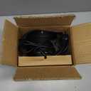 HG Power 6 Inch Exhaust Fan with Speed Controller, 308CFM Wall Exhaust Fanfor Kitchen, Bathroom, Metal Extractor Fan for Pet Room, Smoking Room, Attic, Garage, Window Ventilation (Black)