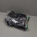 Mens Denim Baggy Pants with Cargo Pockets Mid Weight Casual Streetwear Wide Leg Jeans Hip Hop Skater Trousers (Large, A15 Black)