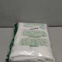 Deconovo Decorative Throw Pillow CoversCovers ONLY, No Inserts- Set of 4 Soft Linen Cushion Covers, 18x18 Inch, Green & Machine Washable Pillowcases for Sofa, Bedroom, Living Room Dcor, White