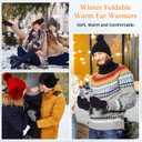 Suhine 20 Pcs Winter Warm Hats and Gloves Knitted Scarf Foldable Ear Muffs and Socks Warmer Set for Men Women Ski Outdoor (Classic Colors)