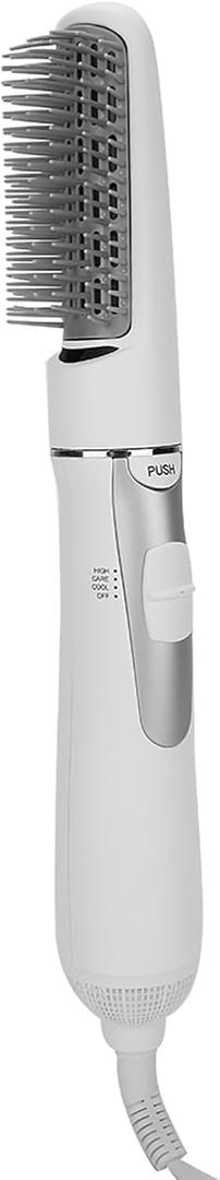 2-In-1 Electric Hair Dryer Styling Tool - Blow Dryer Brush with Teasing Comb, 3 Gear Adjustable Hair Straightener (US Plug)