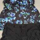 Yonique Women's Tankini Swimsuit - Two Piece Bathing Suits with Shorts Tummy Control Swimwear (Medium, Blue Floral)