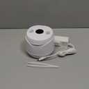 Dental Ultrasonic Retainer Cleaner Machine: 45kHz Dental Cleaning Pod with Digital Timer & 200ML, Deep Cleaning for Dentures, Mouth Guards, Aligners, Night Guards, Braces, Toothbrush Heads & Jewelry (White)