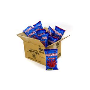 Red Vines Licorice Twists, Original Red Flavor, Soft & Chewy Candy, 4 Ounce (Pack of 24) BBD: 2026 11 22