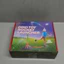 Dinosaur Toy Rocket Launcher for Kids - Toys for Kids 3-5 5-7 4-6 - Outdoor Toys for Kid Ages 4-8 - 3 4 Year Old Boy Birthday Gift - Gifts for Boys Age 3 4 5 6 Years - Outside Toy for Toddlers
