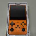 R36 Promax Retro Handheld Game Console, 4.0 Inch Full-Lamination IPS Screen Retro Gaming Console, Linux System, Built-in 64GB Memory, Portable Arcade Video Gaming Console Gift for Adults