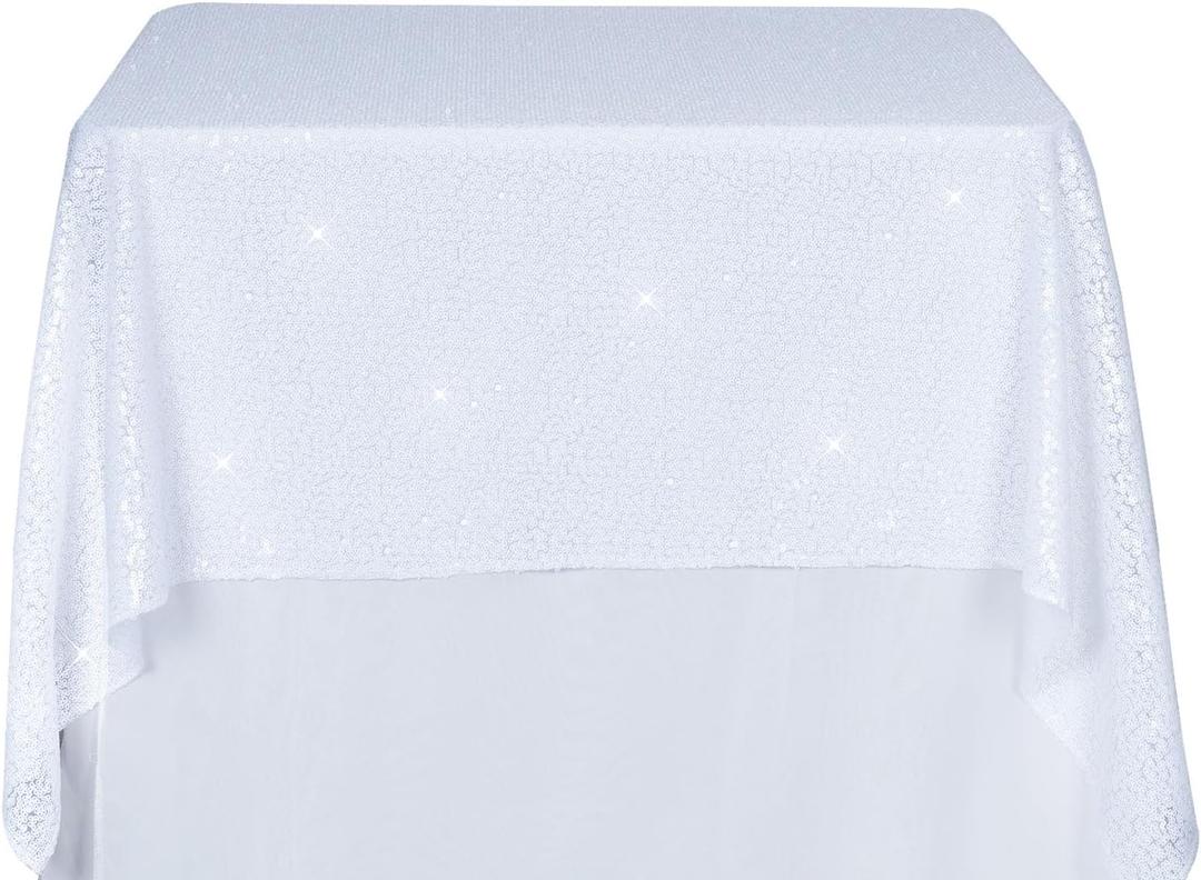 Table Cloth White 2 Pcs 50-50In