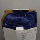 Westinghouse Electric Blanket Twin, Heated Blanket Twin Size with 10 Heating Levels and 1 to 12 Hours Heating Time Settings, Flannel to Sherpa Reversible, Machine Washable (62" x 84", Navy)