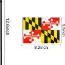 Consummate 50 State Flags Set Small Mini Hand Held Stick Flag,8.2 x 5.5 Inch