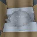 ZAROCRUS Farmhouse Melamine Dinnerware Sets,12 Pieces Dishes Dinnerware Set,Service for 4 Lightweight Kitchen Plates and Bowls Sets, Great for Casual dining and Outdoor Parties Camping or RVs, White