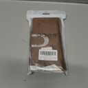 RANYOK Wallet Case Compatible with iPhone 17 Air Case, with 6 Card Holder RFID Blocking, PU Leather Zipper Flip Wallet Pocket, Kickstand, Wrist Strap | Protective Phone Cover for 17 Air, Brown