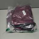 BAGAIL 4 Set/6 Set/8 Set Compression Packing Cubes Travel Accessories Expandable Packing Organizers (Half Mesh, 6-Burgundy)