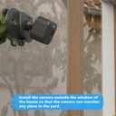 Blink Camera Mount with Dual Suction Cup, No-Drill, No Need Adhesive, Mounted on Smooth Surfaces Like Windows, Glossy Tiles, and Wood, 2 Pack for All Blink Camera-White