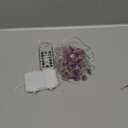 Nature Amethyst Crystal String Lights for Bedroom 10FT 40LEDs USB/Battery Operated Grape Crystal Light Pure Purple Fairy Lights Plug in for Natural Life Cute String Lights for Office