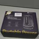 Portable Shower for Camping, [Upgraded] 10000mAh Rechargeable Camping Shower with 5 Adjustable Speeds,Premium LED Display, IPX8 Waterproof Outdoor Shower Kit for Hiking, Car, Pet, Travel (White)