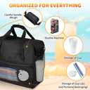 Carrying Bag Fit for Ninja Slushie Machine FS301 & FS300, Side-Opening Design for Easy Access, Ninja Slushie Cover with Large Accessory Pocket, Frozen Drink Maker Bag for Outdoor Travel and Storage
