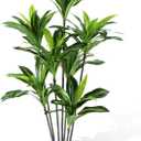 Dracaena Artificial Plant Indoor 5FT - Large Tropical Fake Tree with Lifelike Leaves - Tall Faux Floor Plant in Pot - Artificial Dracaena Tree Indoor for Home Office Living Room Decor