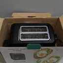 Cuisinart CPT-122BK 2-Slice Compact Plastic Toaster, Slots for Bagels & Bread, 7 Shade Settings, Cancel/Defrost/Reheat Functions, Removable Crumb Tray, Small Kitchen Appliance for Home & Office, Black