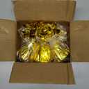 Gold Metallic Balloon Weights, 6-Pack Birthday Party Favors, Novelty and Gag Gifts, 5.5" Inches,
