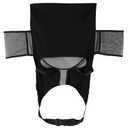 Baby Travel Bed for Flying Travel Baby Bed Toddler Airplane Seat Extender Travel Bed Portable Infant Travel Bed Toddler Airplane Bed Baby Travel Essentials for Flying - Black (16.1" x 20.5")