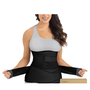 3 in 1 Postpartum Belly Support Recovery Wrap – Postpartum Belly Band, After Birth Brace, Slimming Girdles, Body Shaper Waist Shapewear, Post Surgery Pregnancy Belly Support Band (Midnight Black, XL)