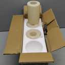 Rustic Amber Frosted Glass Lamp Shade Replacement with 1-5/8-Inch Opening for Chandelier Pendant Lighting Fixture Wall Sconce (3 Packs) A00107