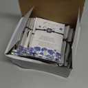 Qilery 50 Sets Forget Me Not Bracelet for Women Celebration of Life Memorial Sympathy Bangle with Prayer Cards Memorial Gifts for Loss Loved One