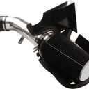 MooSun 4" Cold Air Intake System + Heat Shield For 99-06 GMC/Chevy V8 4.8L/5.3L/6.0L / Silverado 1500/2500/3500 (Black)