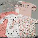 Gerber Baby Girls' 6-pack Long-sleeve Onesies Bodysuits (0-3 Months, Bear Pink)